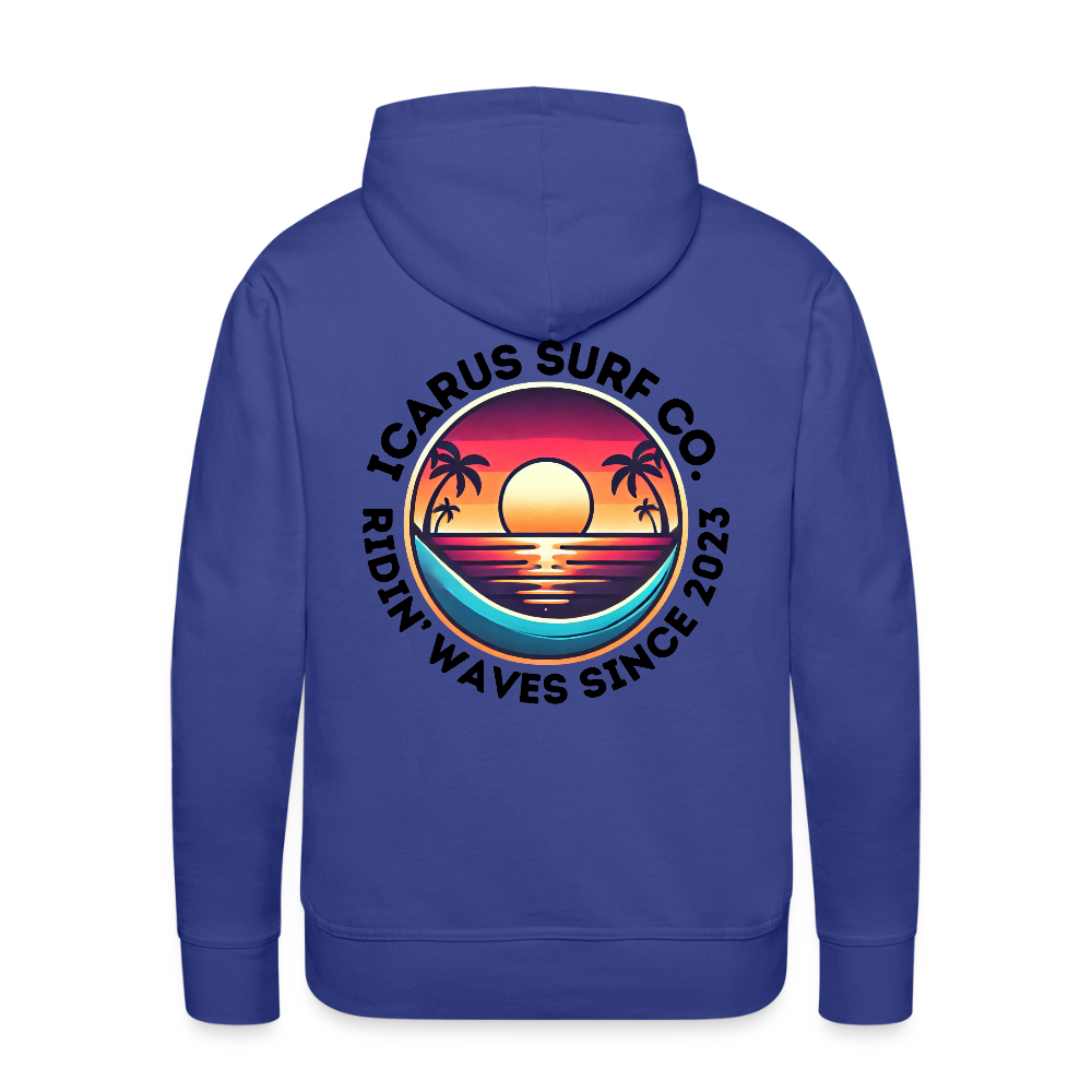 Icarus Surf Co. "Ridin' Waves" Men’s Premium Hoodie - royal blue