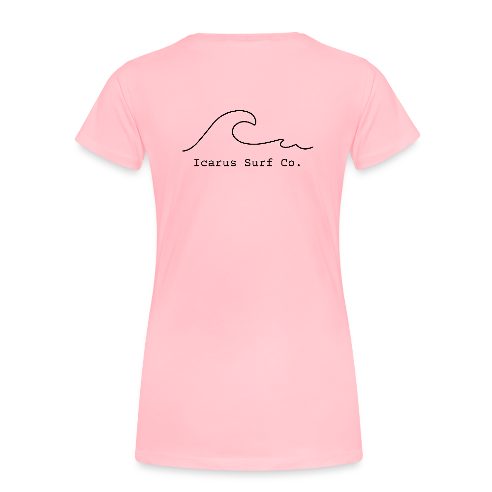 Icarus Surf Co. "Waves" Women’s Premium T-Shirt - pink