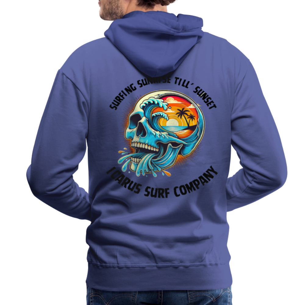 Icarus Surf Co. "Sunrise Till' Sunset" Men’s Premium Hoodie - royal blue