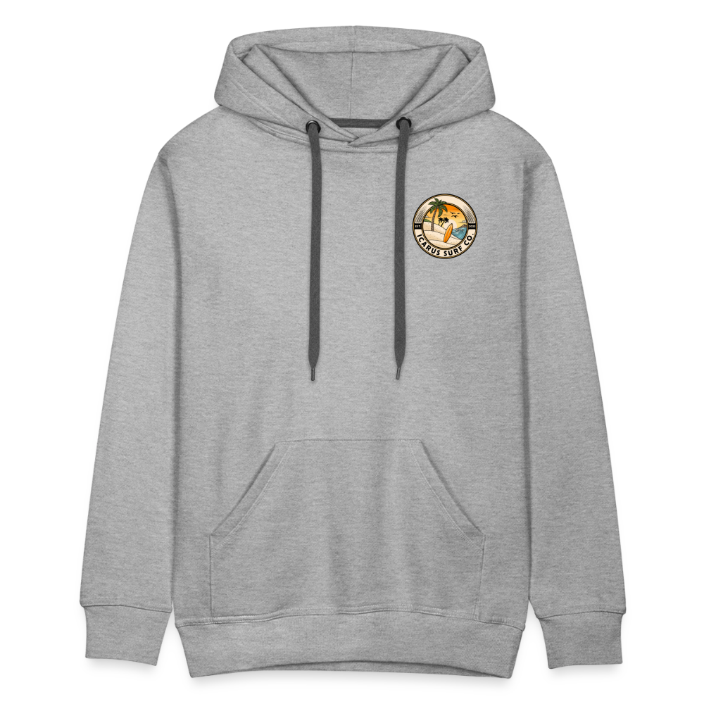 Surfing Sunrise Till' Sunset Hoodie - heather grey