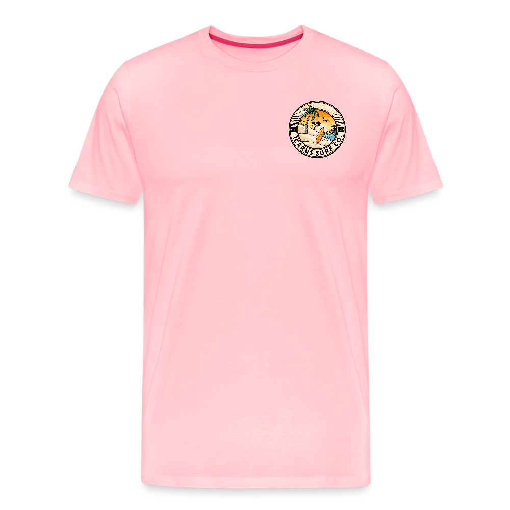 Icarus Surf Co. "Pineapple" Men's Premium T-Shirt - pink