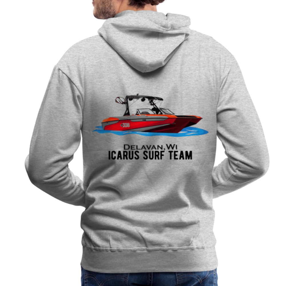 Icarus Surf Co. Surf Team Men’s Premium Hoodie - heather grey