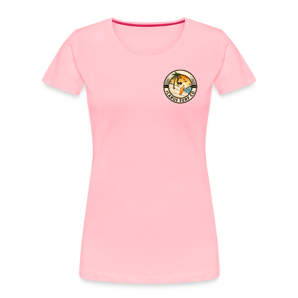 Icarus Surf Co. "Sunsets" Women’s Premium T-Shirt - pink