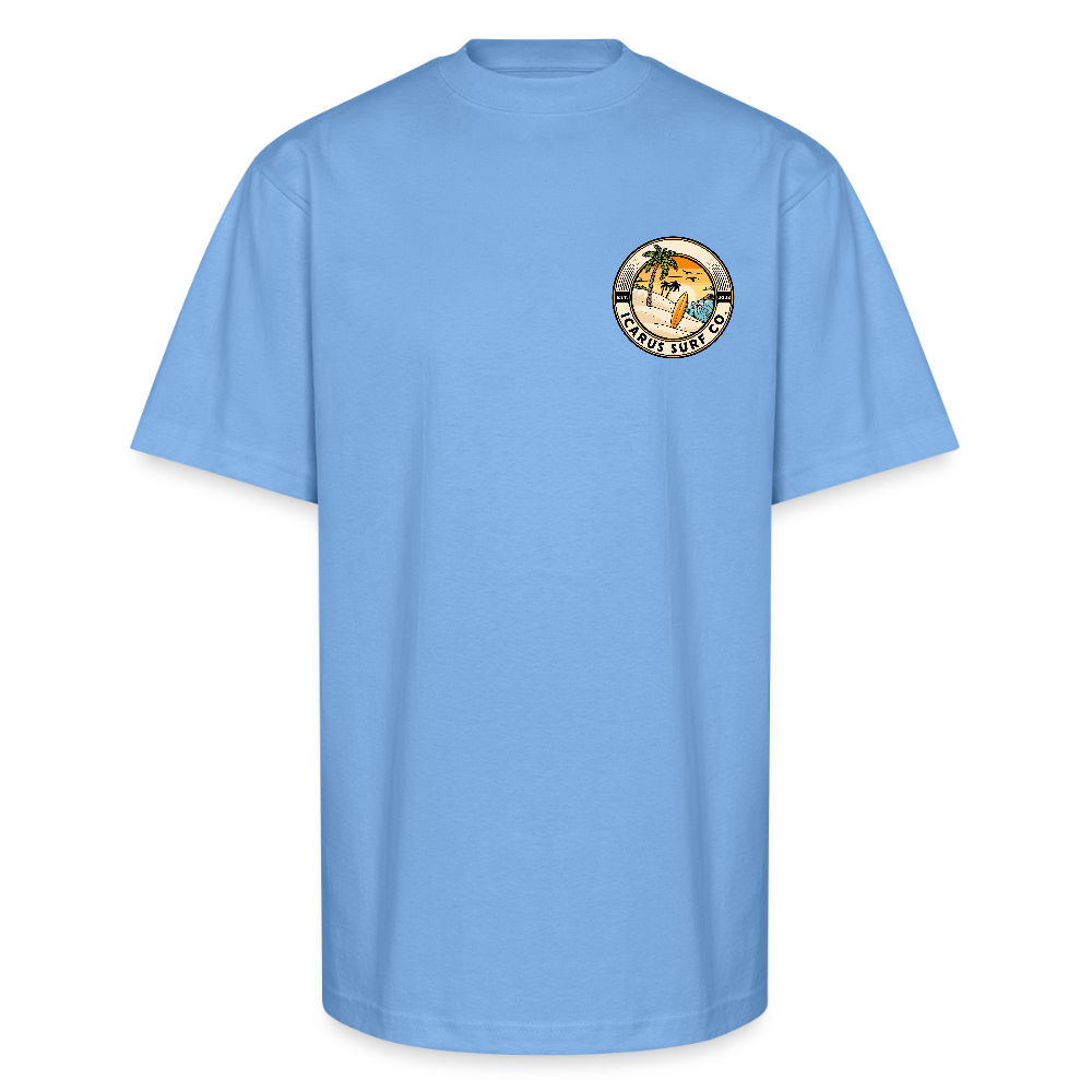 Icarus Surf Co. Unisex Oversized Heavyweight T-Shirt - sky blue