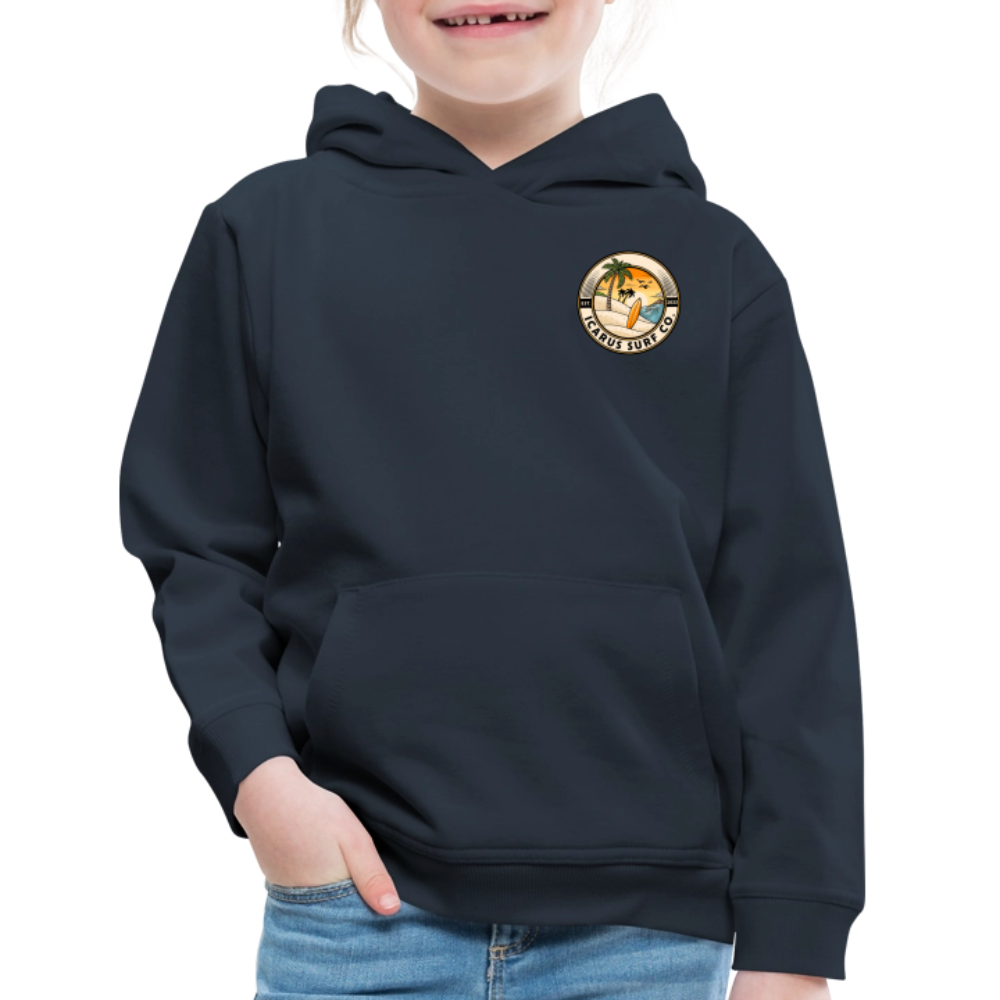 Icarus Surf Co. "Yacht" Kids‘ Premium Hoodie - navy