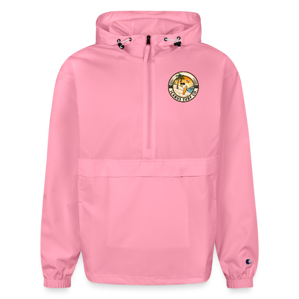 Icarus Surf Co. x Champion Packable Jacket - candy pink