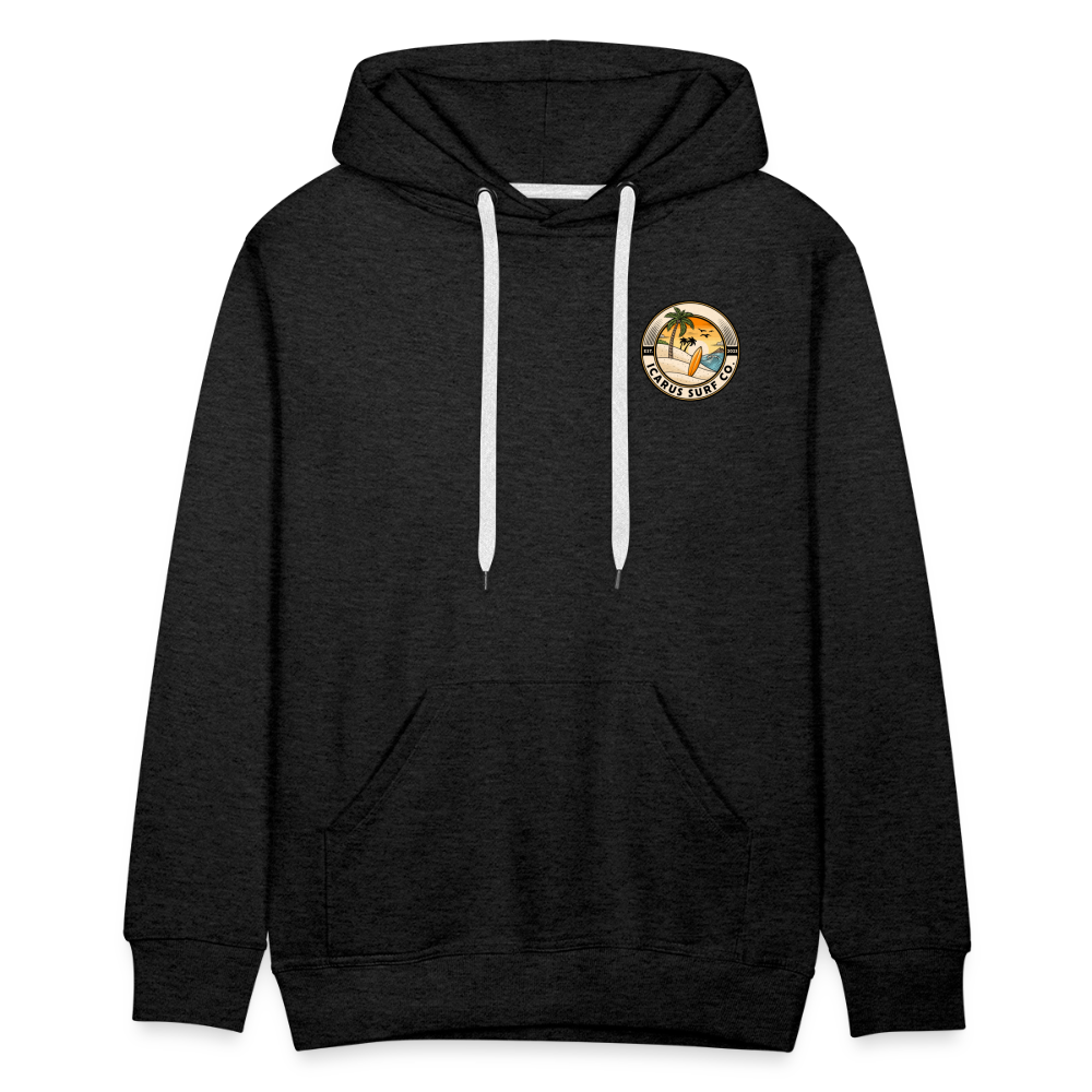"Wave Conqueror" Hoodie - charcoal grey