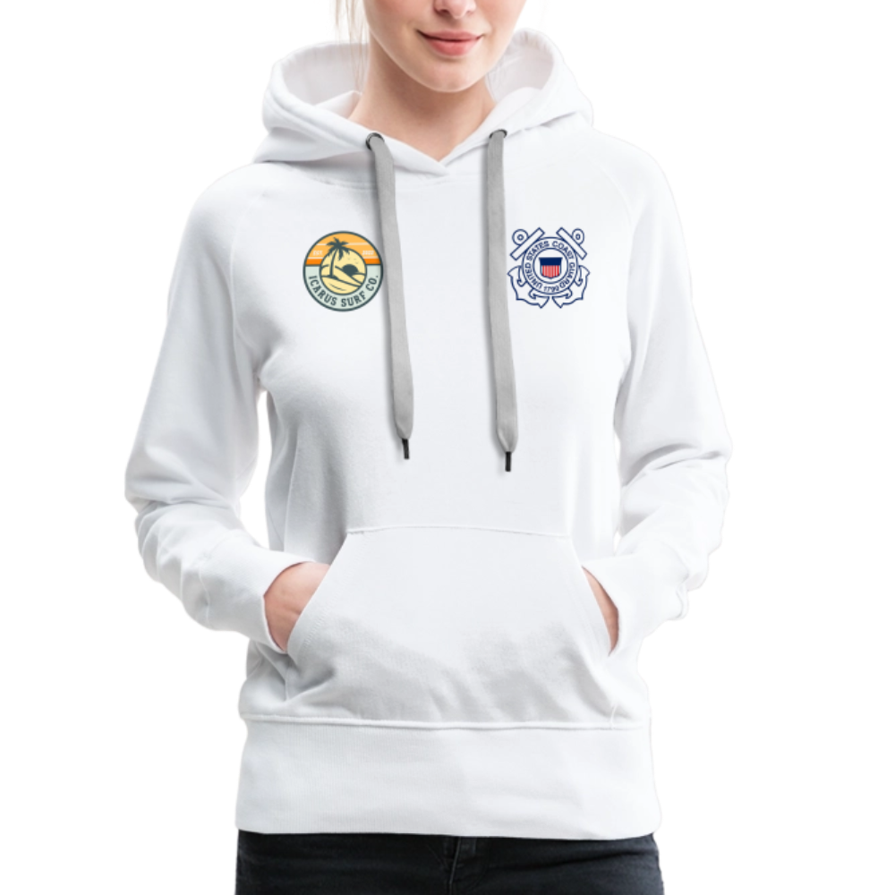 Guy Goodman Woman's Hoodie - white