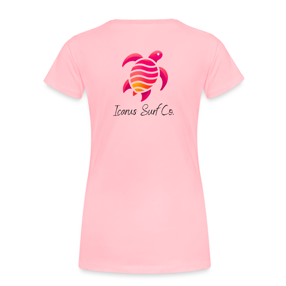 Icarus Surf Co. "Turtle" Women’s Premium T-Shirt - pink