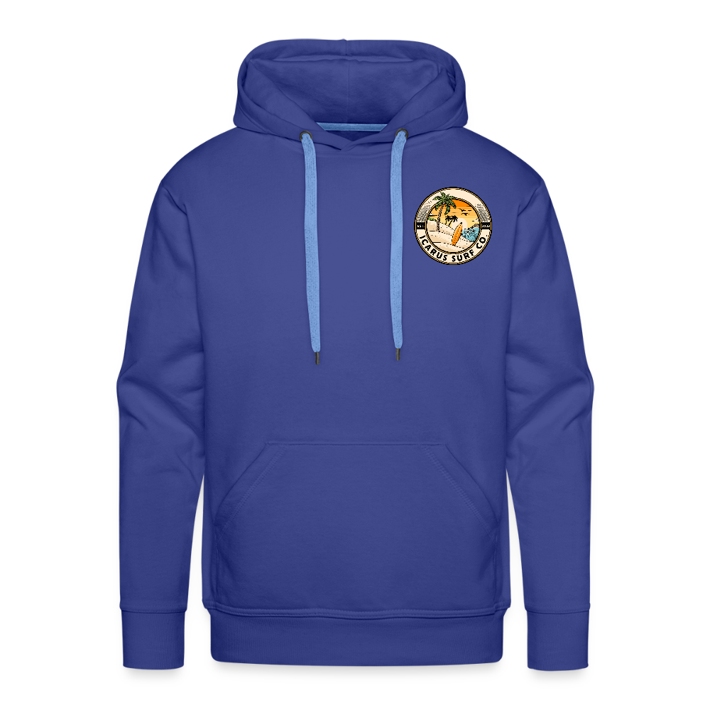 Icarus Surf Co. Pineapple Head Men’s Premium Hoodie - royal blue