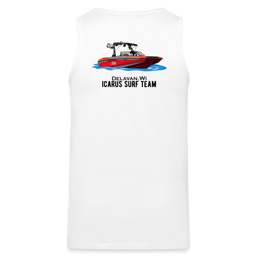 Icarus Surf Team Men’s Premium Tank - white