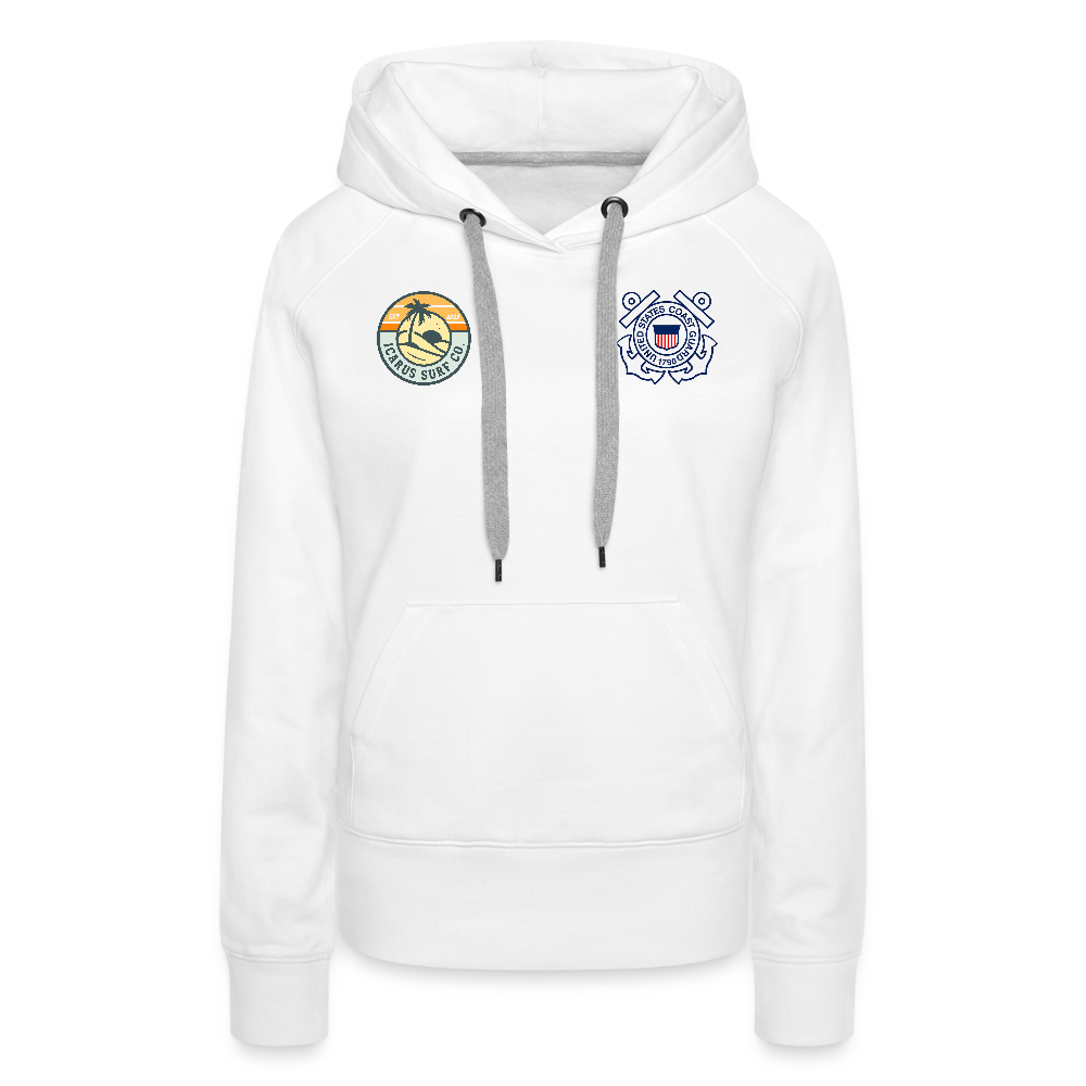 Guy Goodman Woman's Hoodie - white