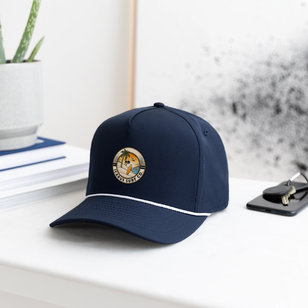 Icarus Surf Co. Rope Hat - navy/white