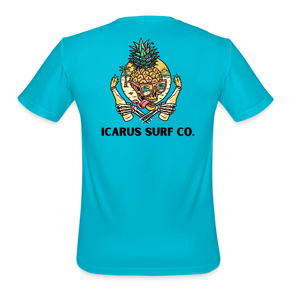 "Island Buzz" Performance T-Shirt - turquoise