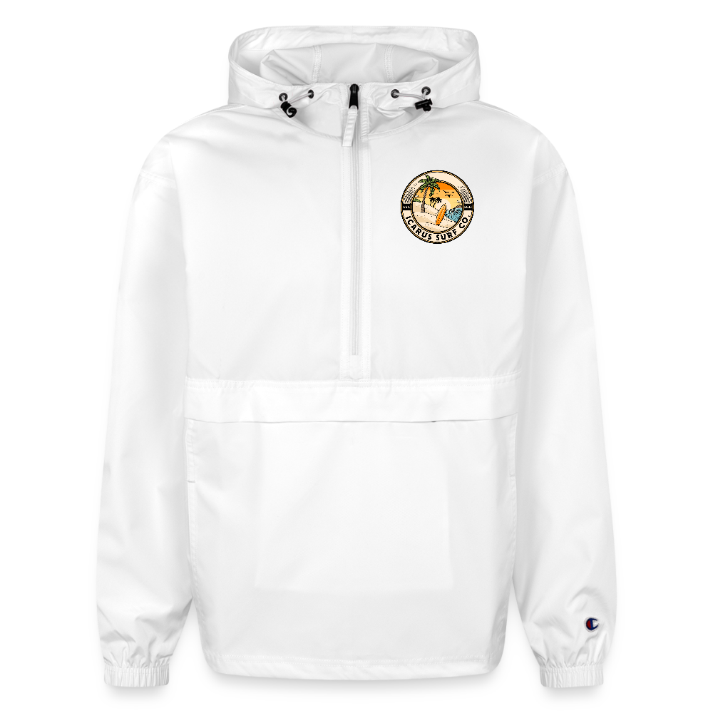 Icarus Surf Co. x Champion Packable Jacket - white
