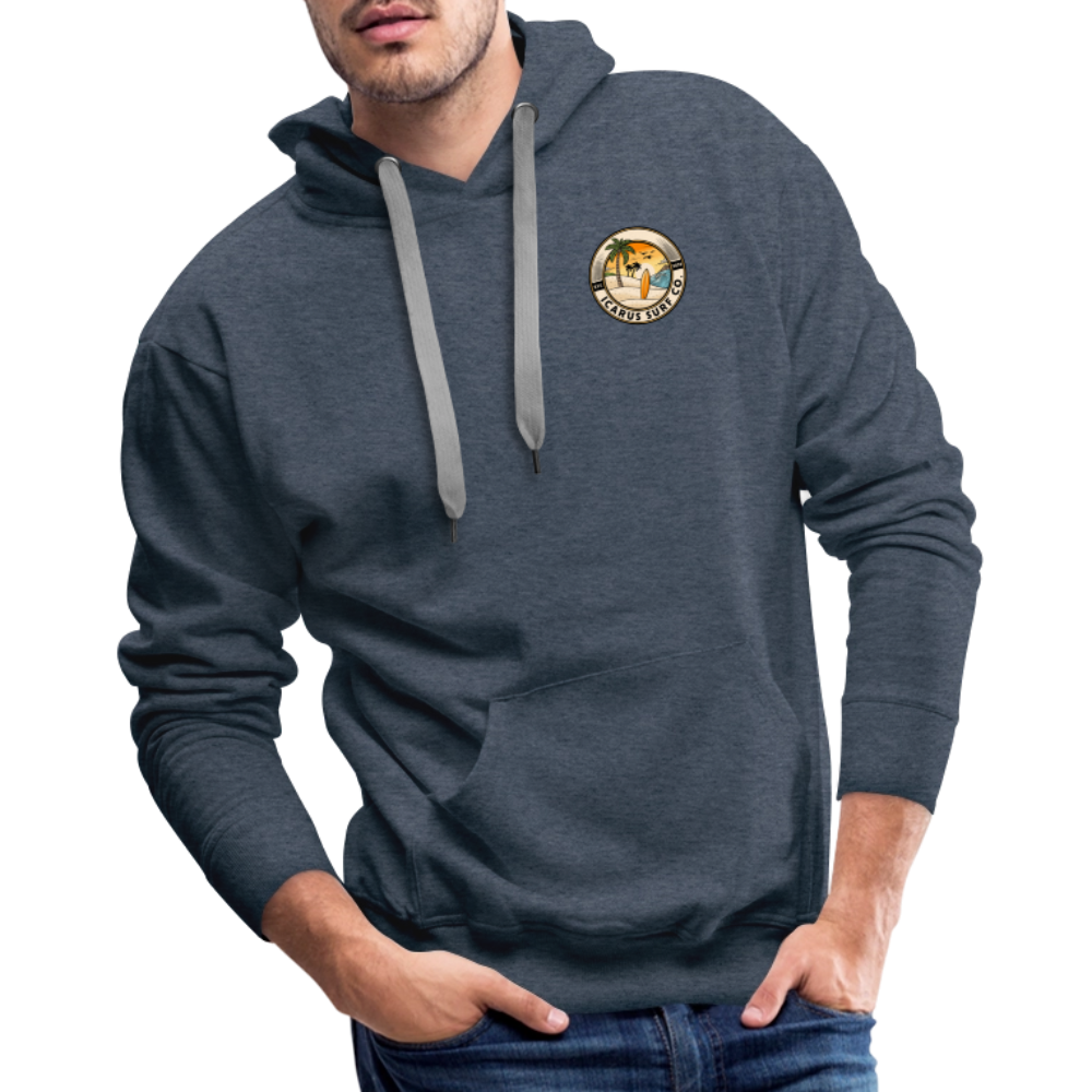 "Island Buzz" Hoodie - heather denim