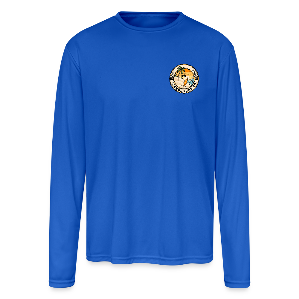 Icarus Surf Co. Performance Shirt - royal blue
