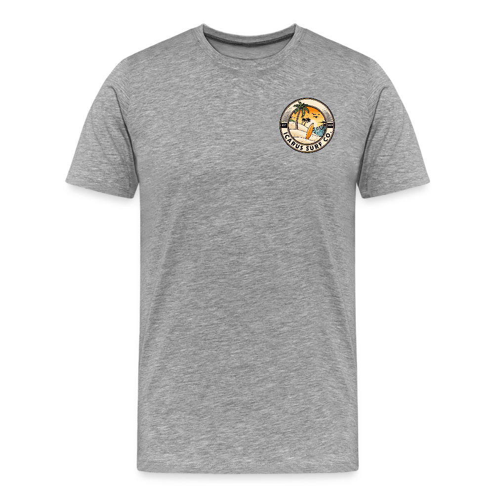 Icarus Surf Co. "Pineapple" Men's Premium T-Shirt - heather gray