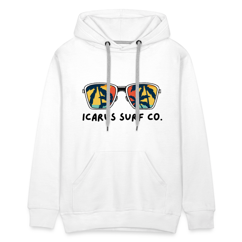 Icarus Surf Co. Summer Sunglasses Men’s Premium Hoodie - white