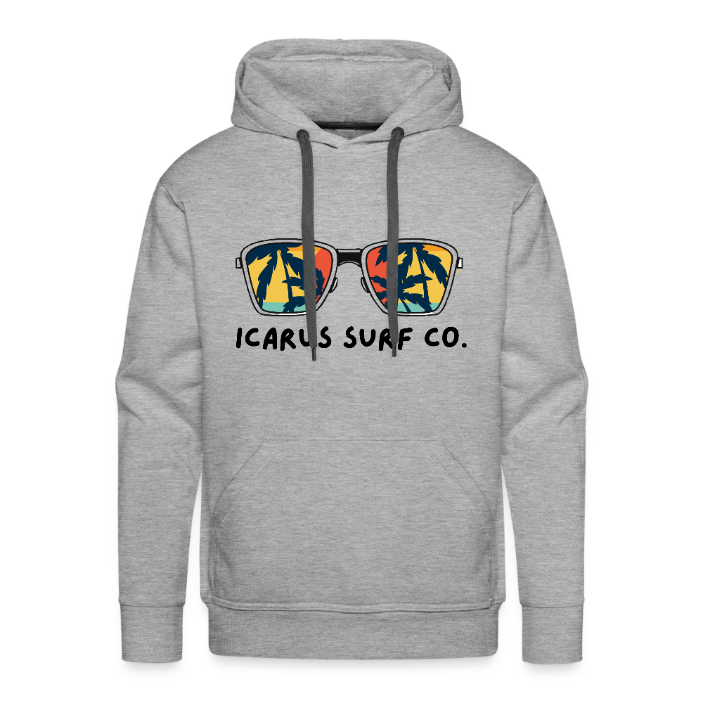 Icarus Surf Co. Summer Sunglasses Men’s Premium Hoodie - heather grey