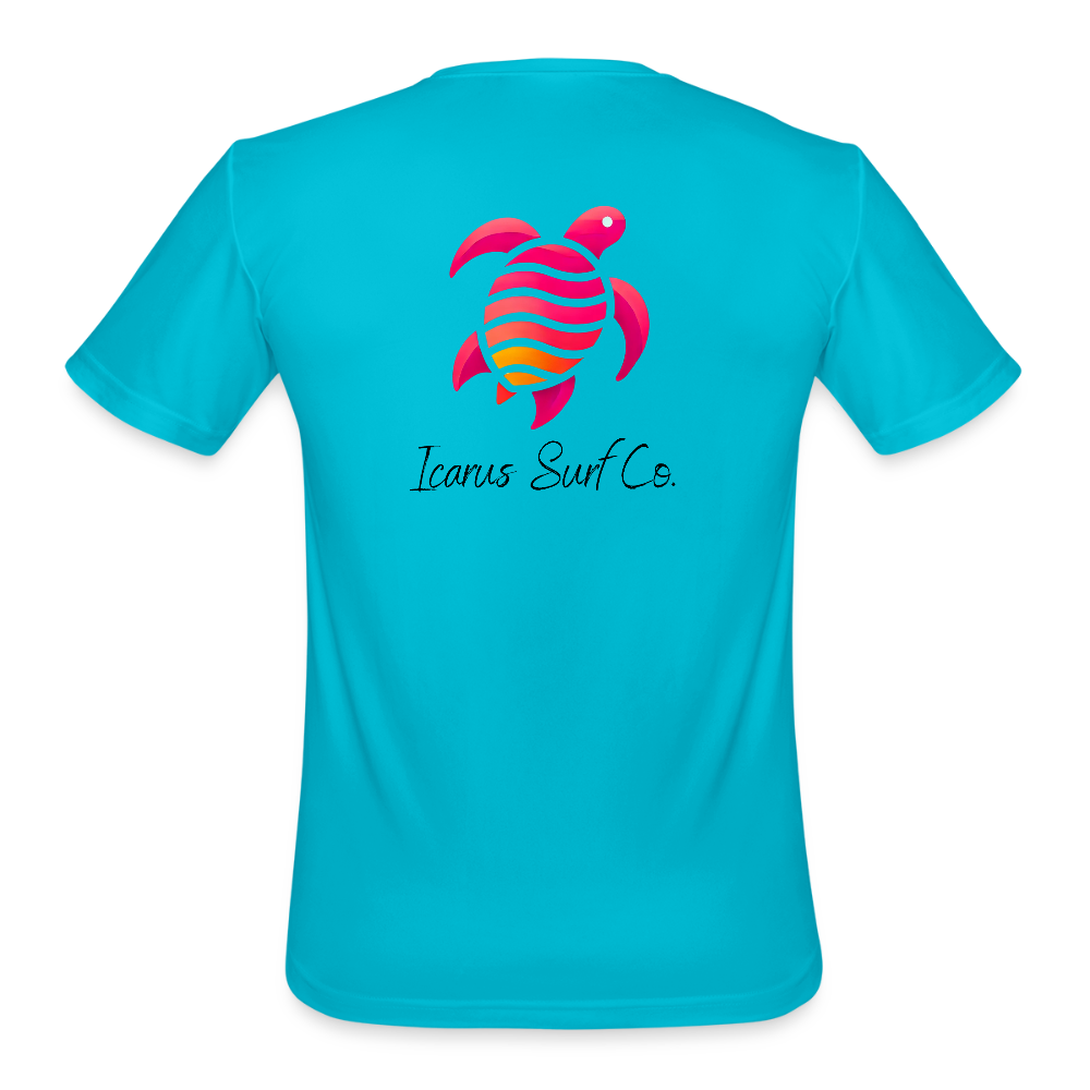 “Solar Shell" Performance T-Shirt - turquoise