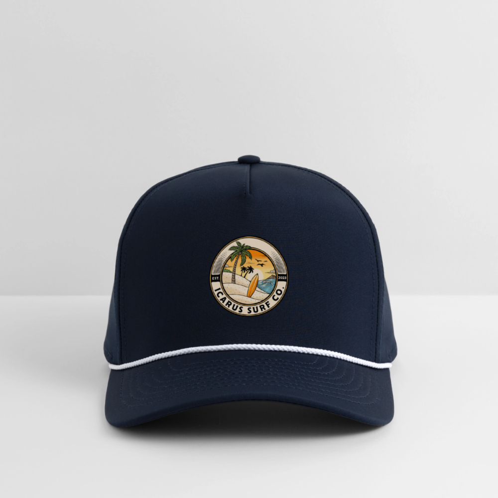 Icarus Surf Co. Rope Hat - navy/white