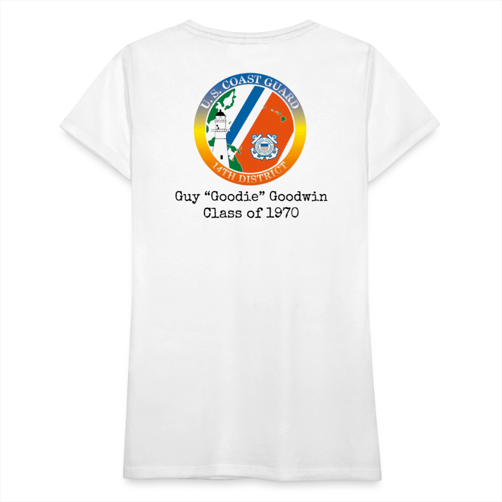 Guy Goowin Women’s Premium T-Shirt - white