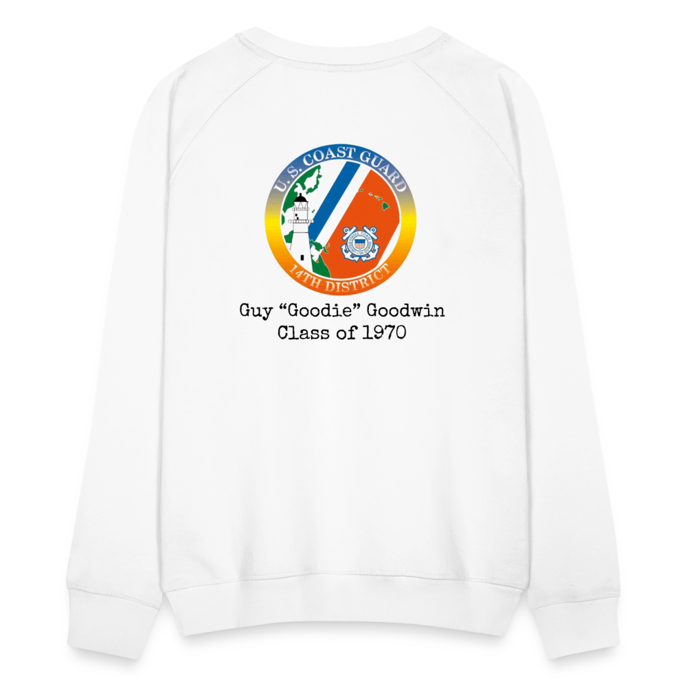 Guy Goodwim Women’s Premium Crewneck - white