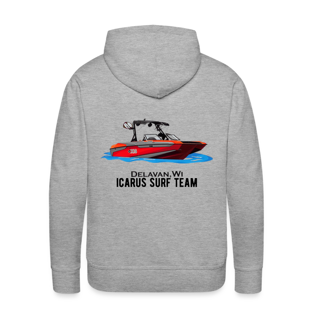 Icarus Surf Co. Surf Team Men’s Premium Hoodie - heather grey