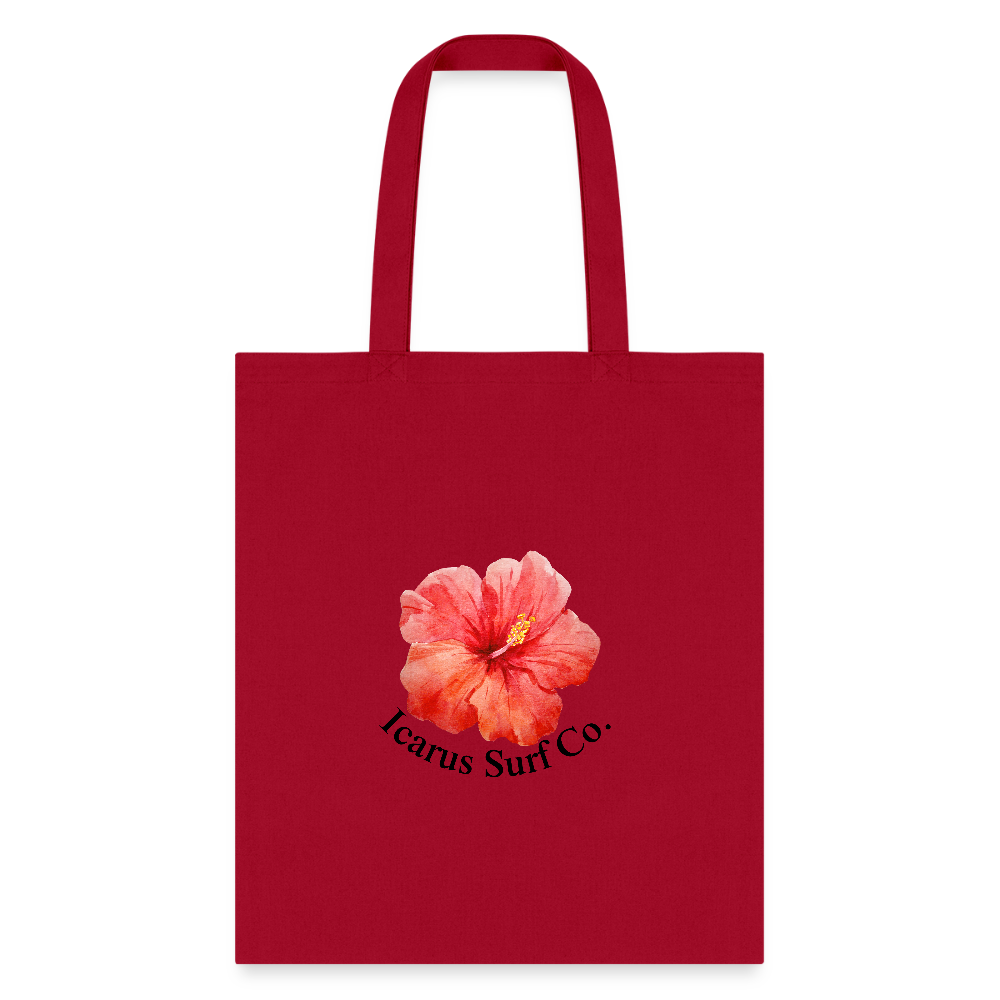 Icarus Surf Co. Tote Bag - red