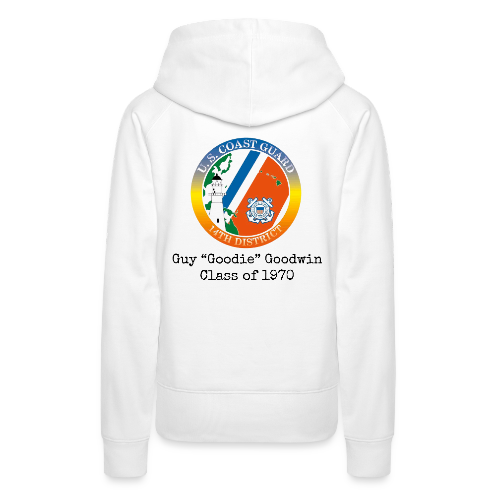 Guy Goodman Woman's Hoodie - white