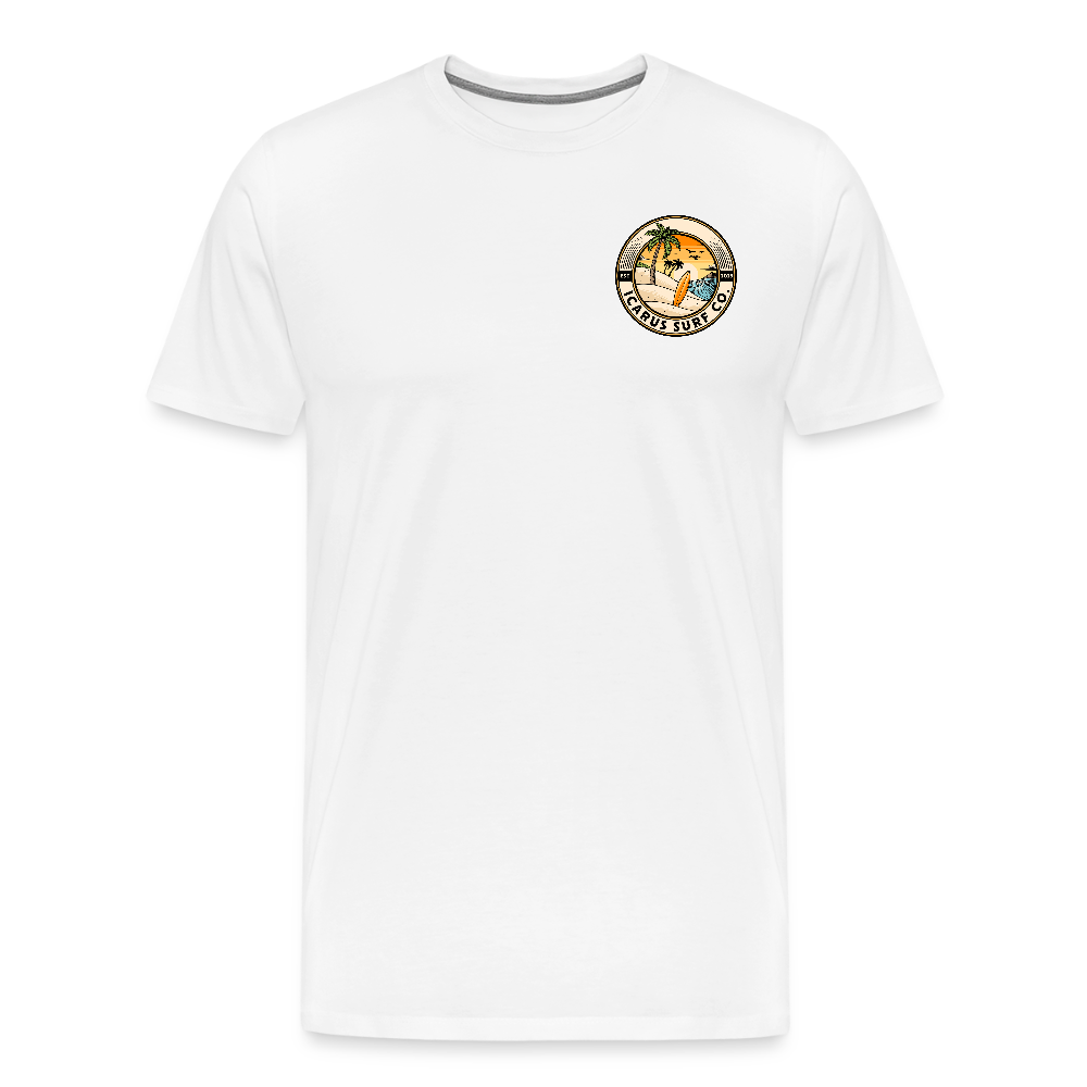 Icarus Surf Co. "Pineapple" Men's Premium T-Shirt - white