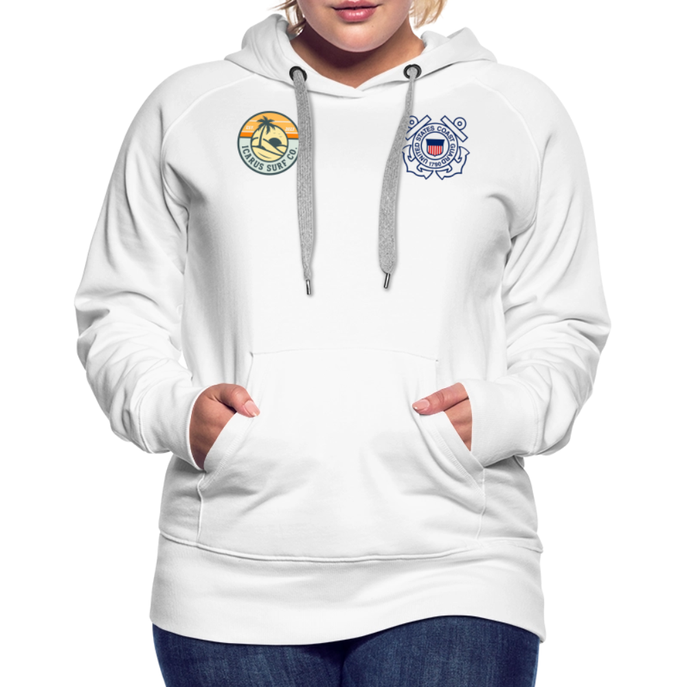 Guy Goodman Woman's Hoodie - white
