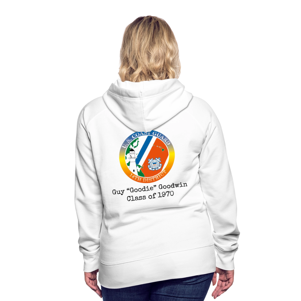 Guy Goodman Woman's Hoodie - white