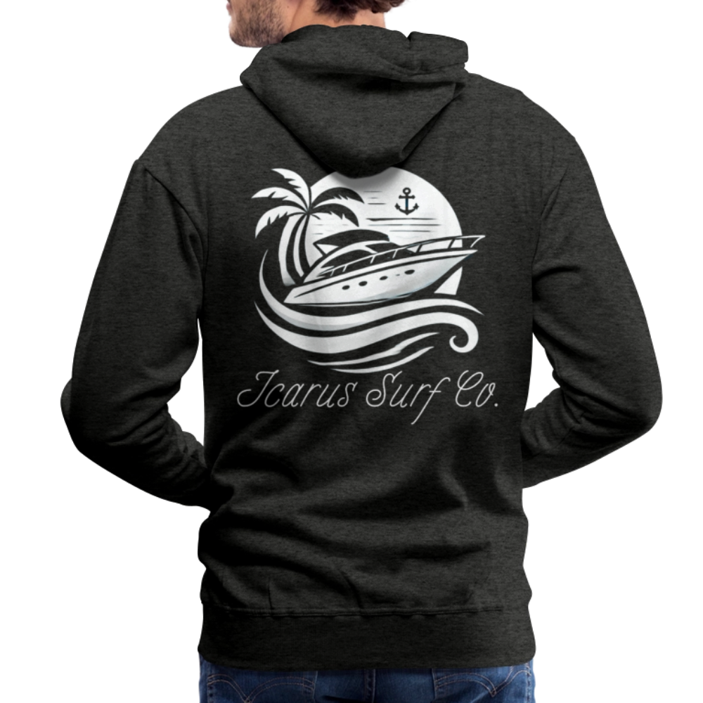 "Wave Conqueror" Hoodie - charcoal grey