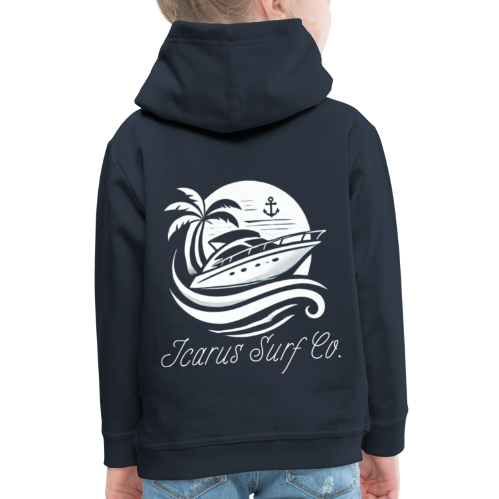 Icarus Surf Co. "Yacht" Kids‘ Premium Hoodie - navy