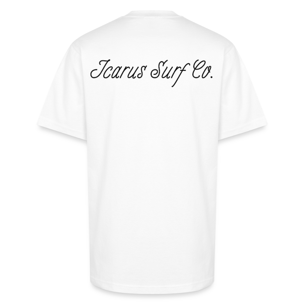 Icarus Surf Co. Unisex Oversized Heavyweight T-Shirt - white