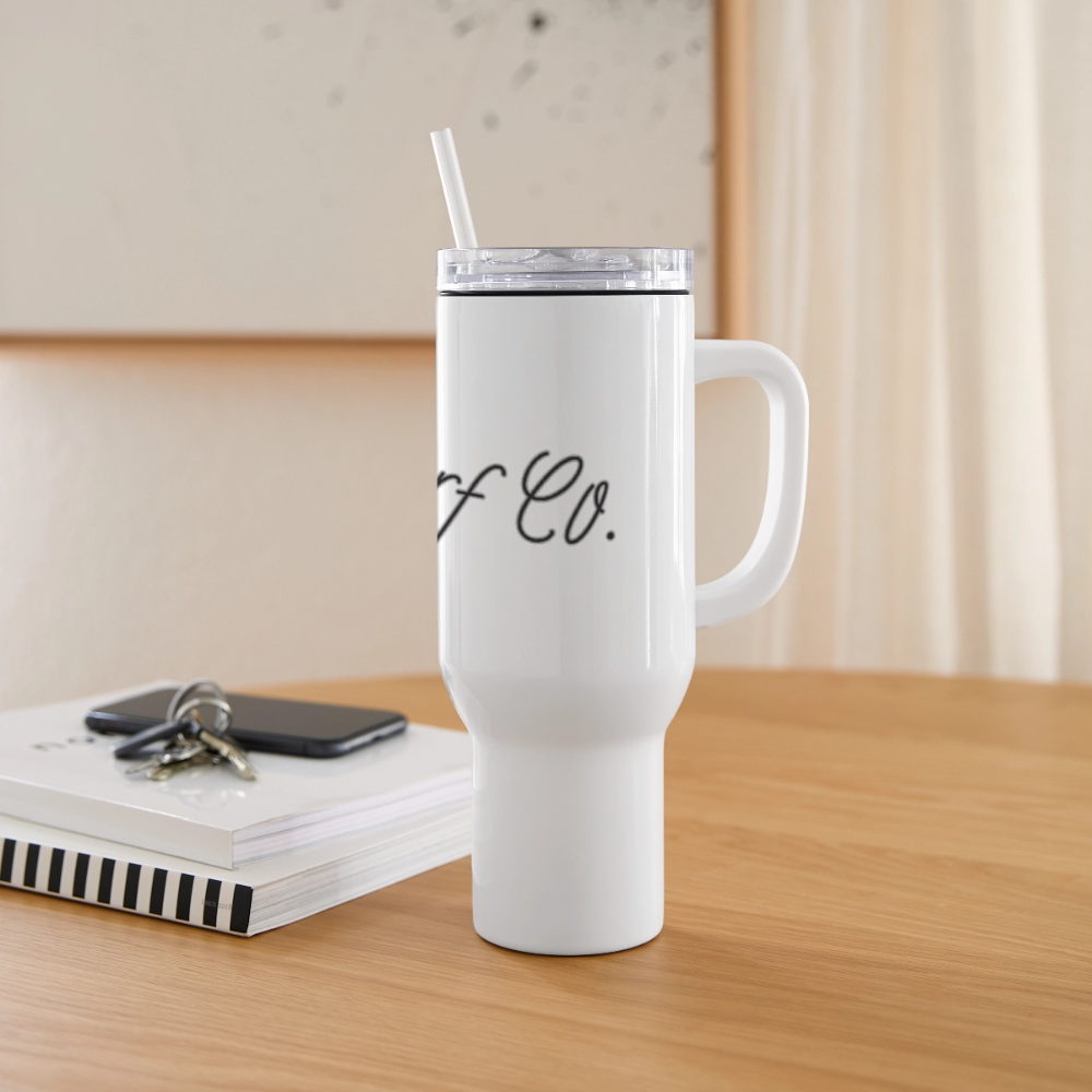 Icarus Surf Co. 40 oz Travel Tumbler - white