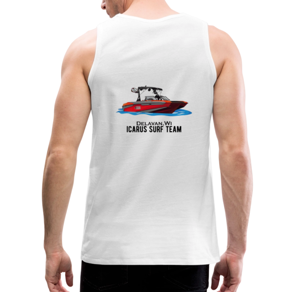 Icarus Surf Team Men’s Premium Tank - white