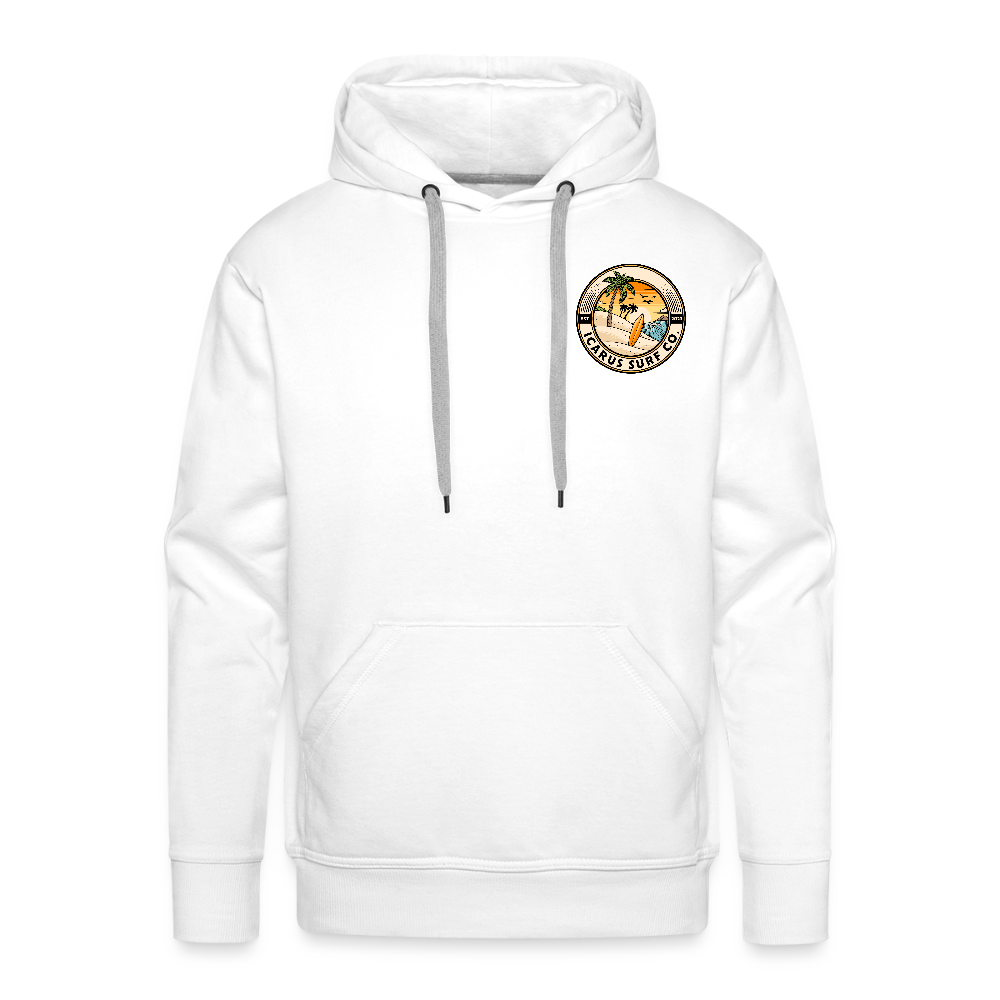 Icarus Surf Co. "Calm Night" Men’s Premium Hoodie - white