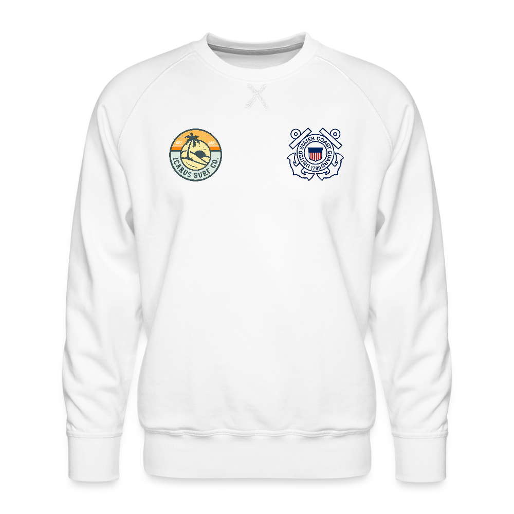 Guy Goodwin Men’s Premium Crewneck - white