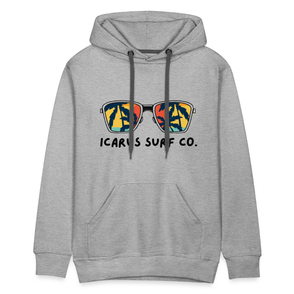 Icarus Surf Co. Summer Sunglasses Men’s Premium Hoodie - heather grey