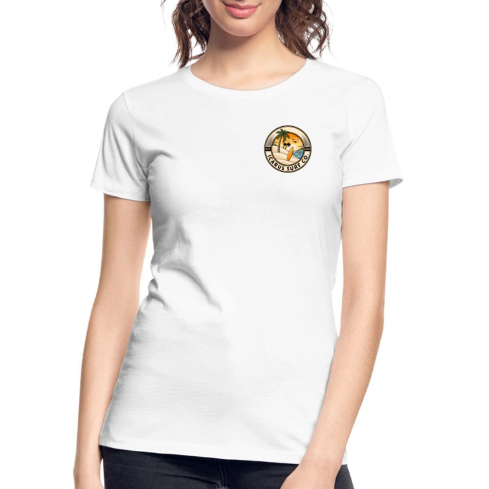 Icarus Surf Co. "Sunsets" Women’s Premium T-Shirt - white