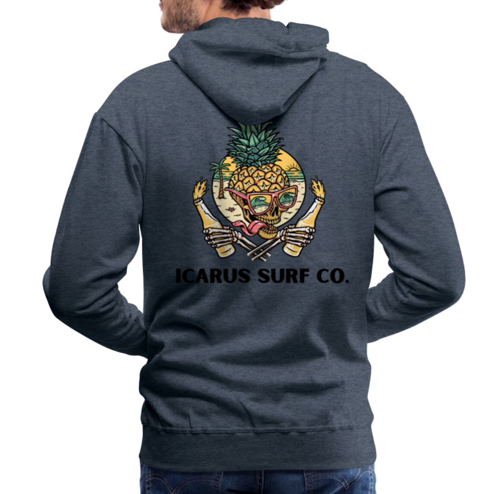 "Island Buzz" Hoodie - heather denim