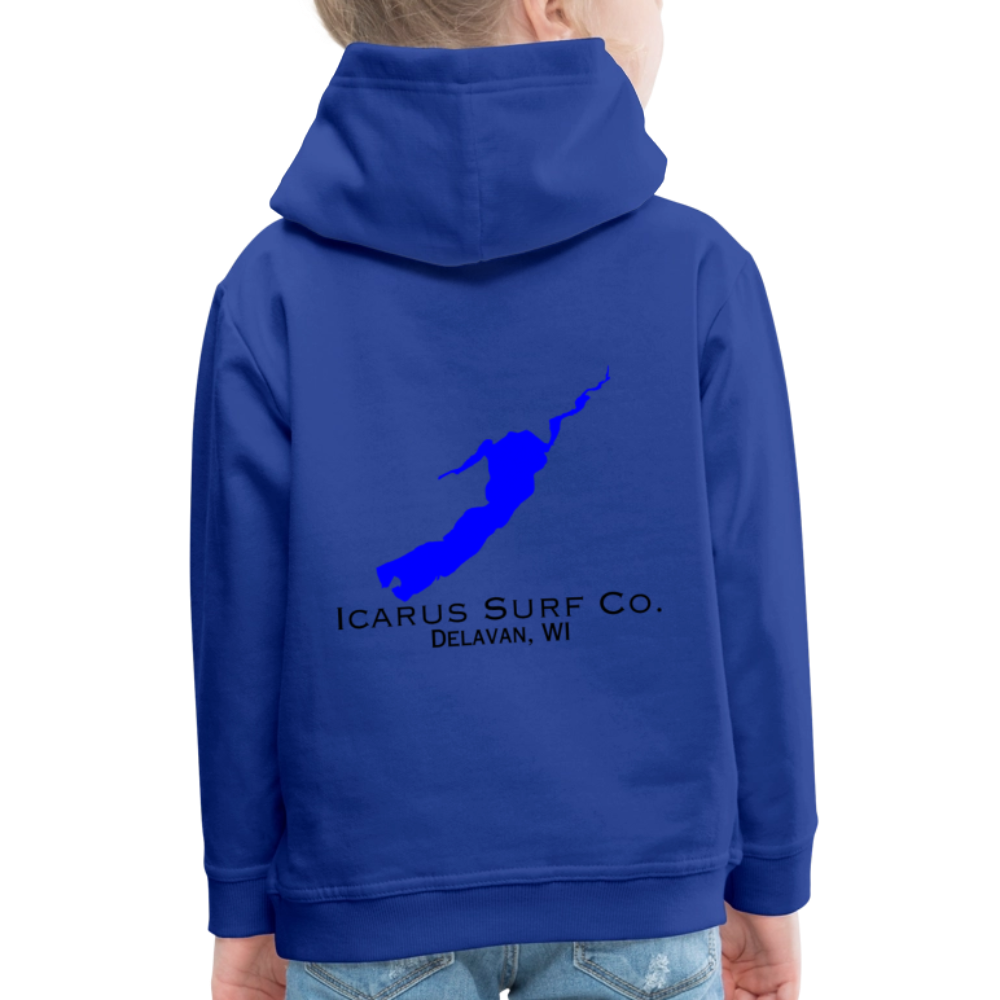 Icarus Surf Co. "Delavan, WI" Kids‘ Premium Hoodie - royal blue