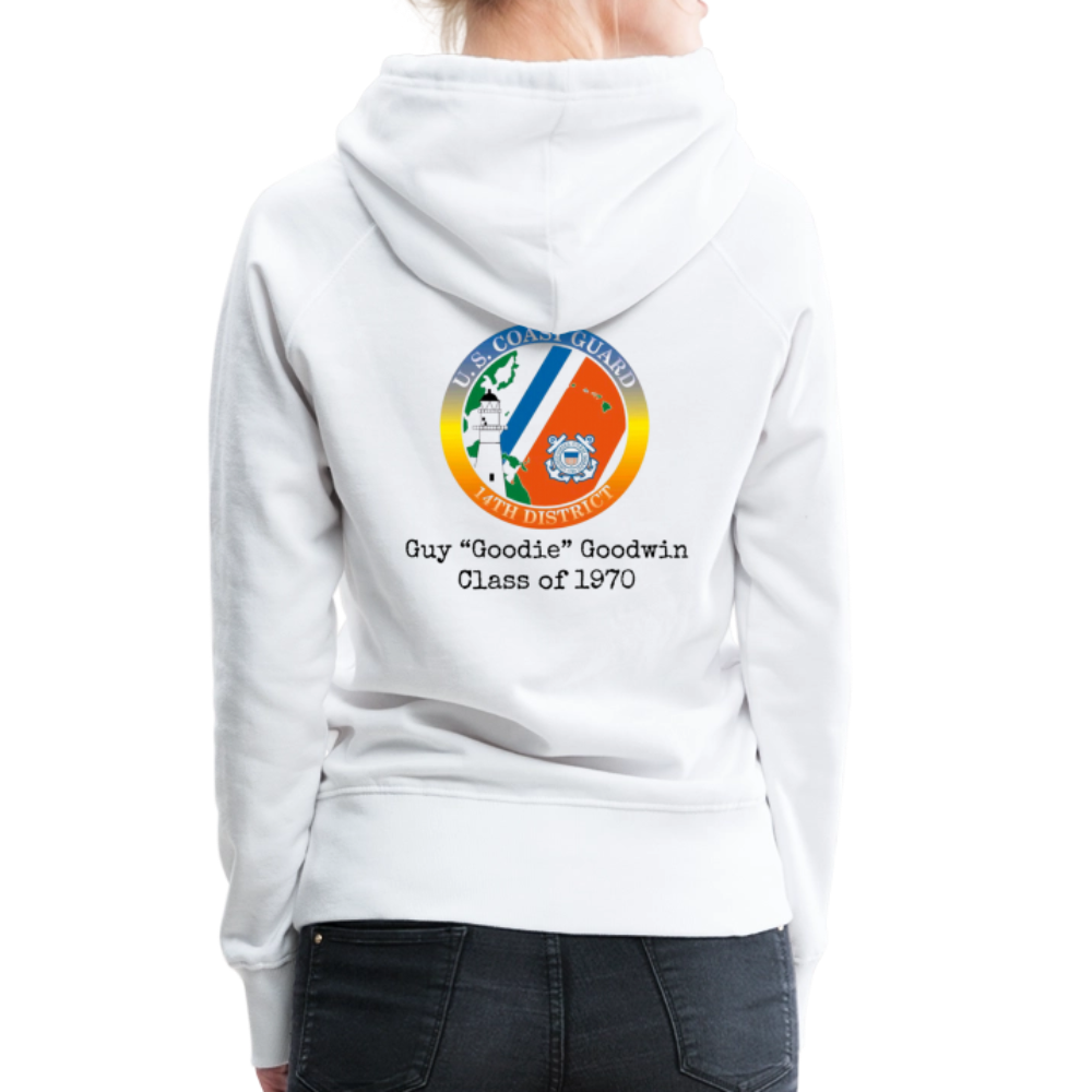 Guy Goodman Woman's Hoodie - white