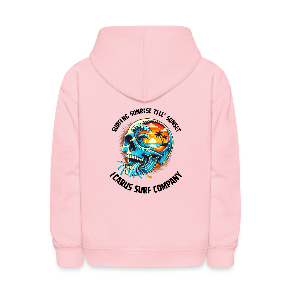 Icarus “Skeleton” Kids' Hoodie - pink