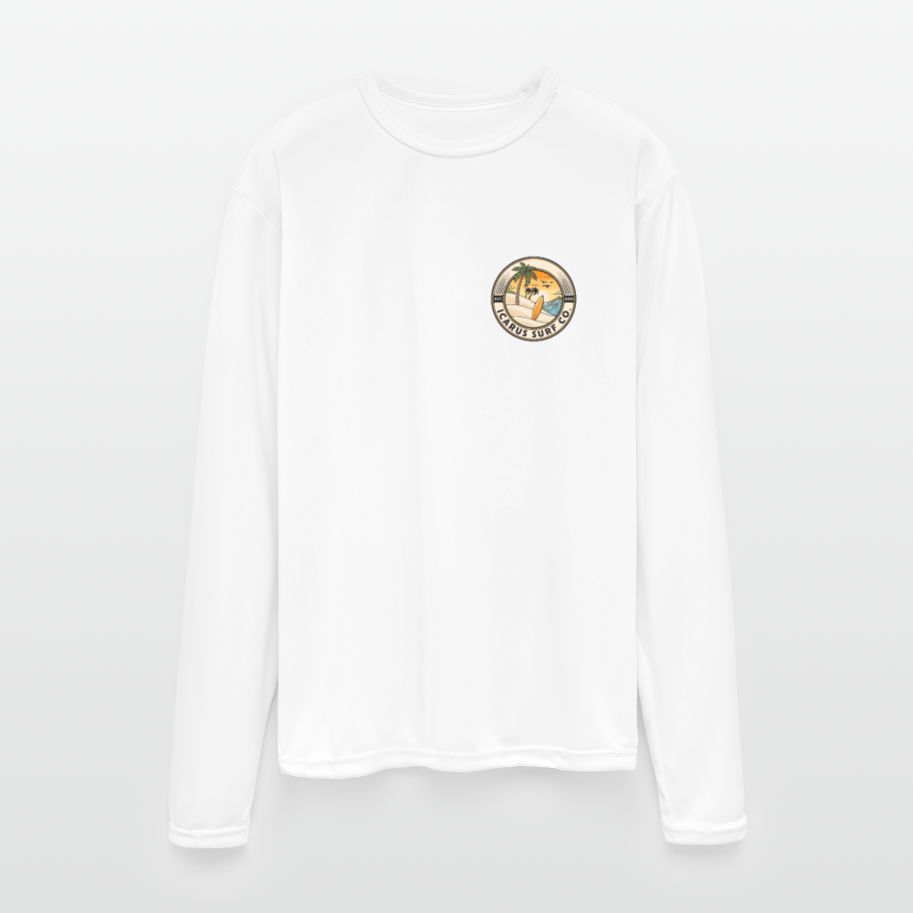 “United by Waves” Performance Long Sleeve T-Shirt - white