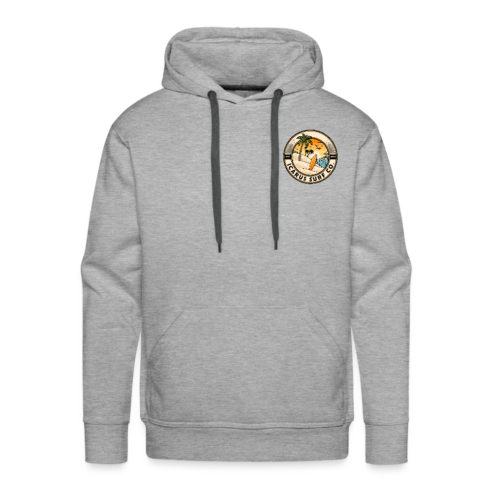 Icarus Surf Co. "Delavan, WI' Men’s Premium Hoodie - heather grey
