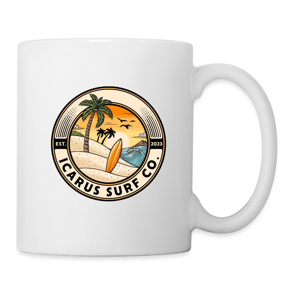 Icarus Surf Co. Coffee Mug - white